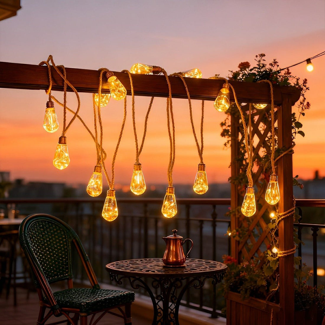 Waterproof Solar LED Outdoor String Lights - Flyachilles