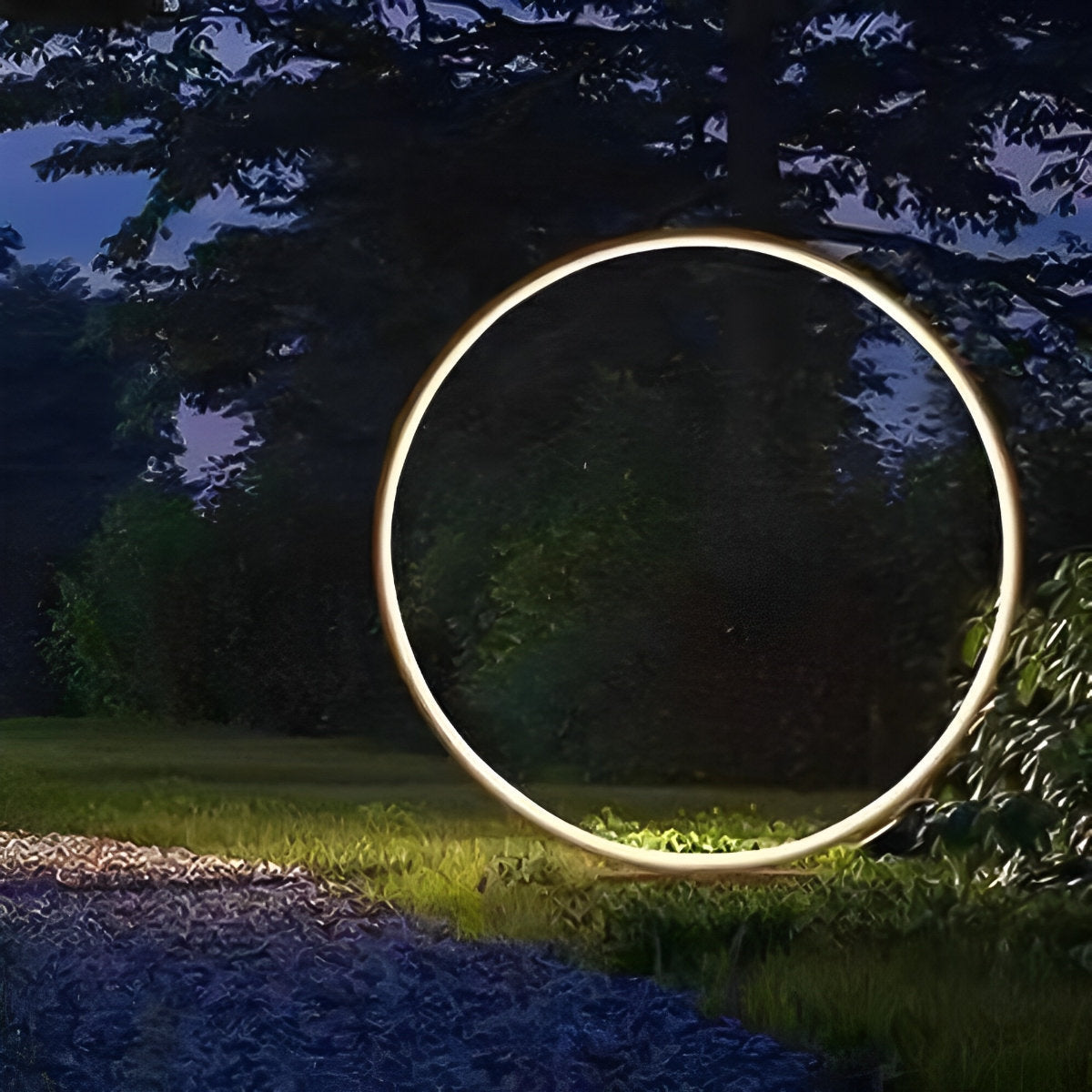 Waterproof Solar LED Ring Outdoor Lawn Landscape Lights - Flyachilles