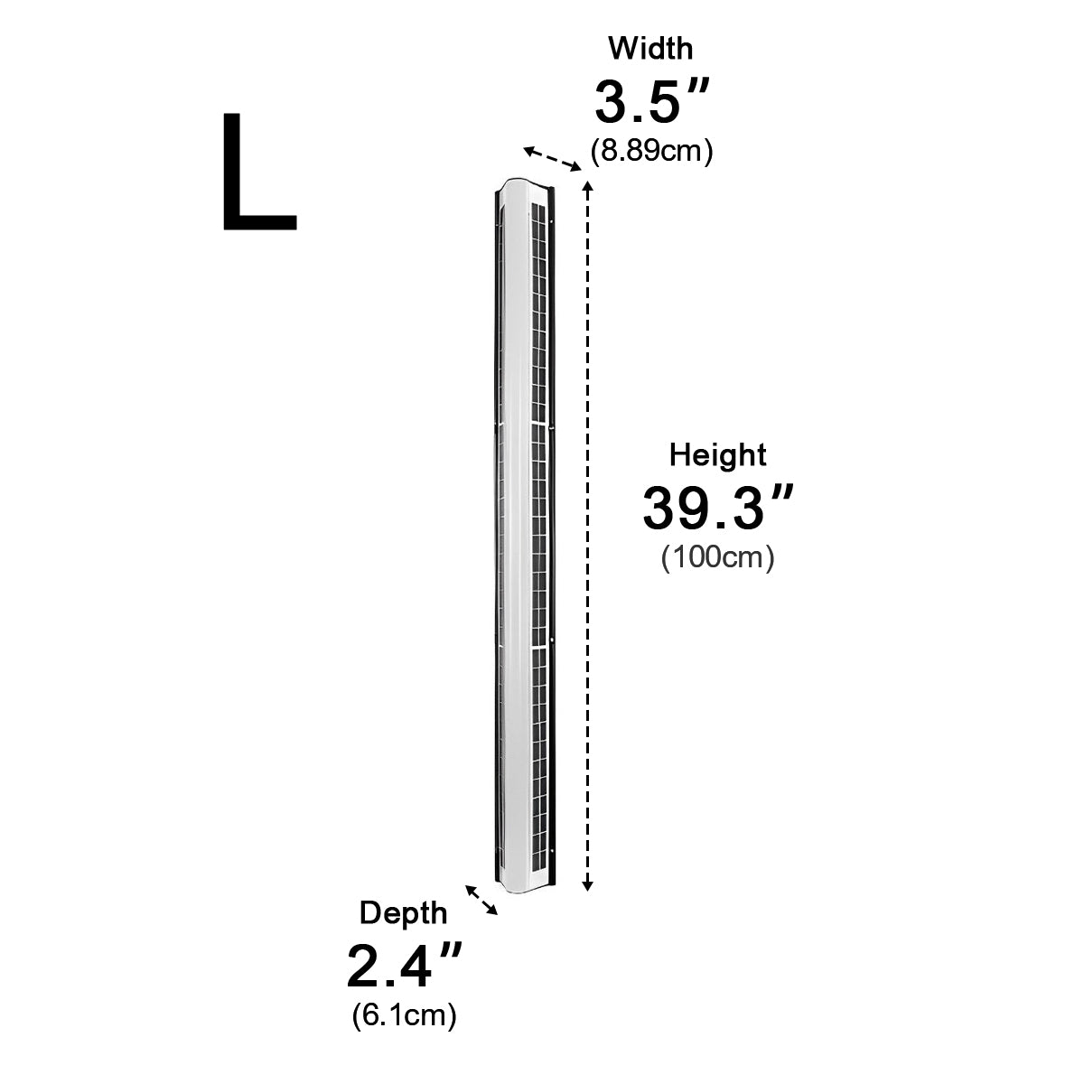Waterproof Solar Modern Rectangular Minimalist LED Strip Light - Flyachilles