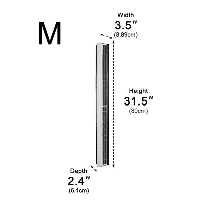 Waterproof Solar Modern Rectangular Minimalist LED Strip Light - Flyachilles