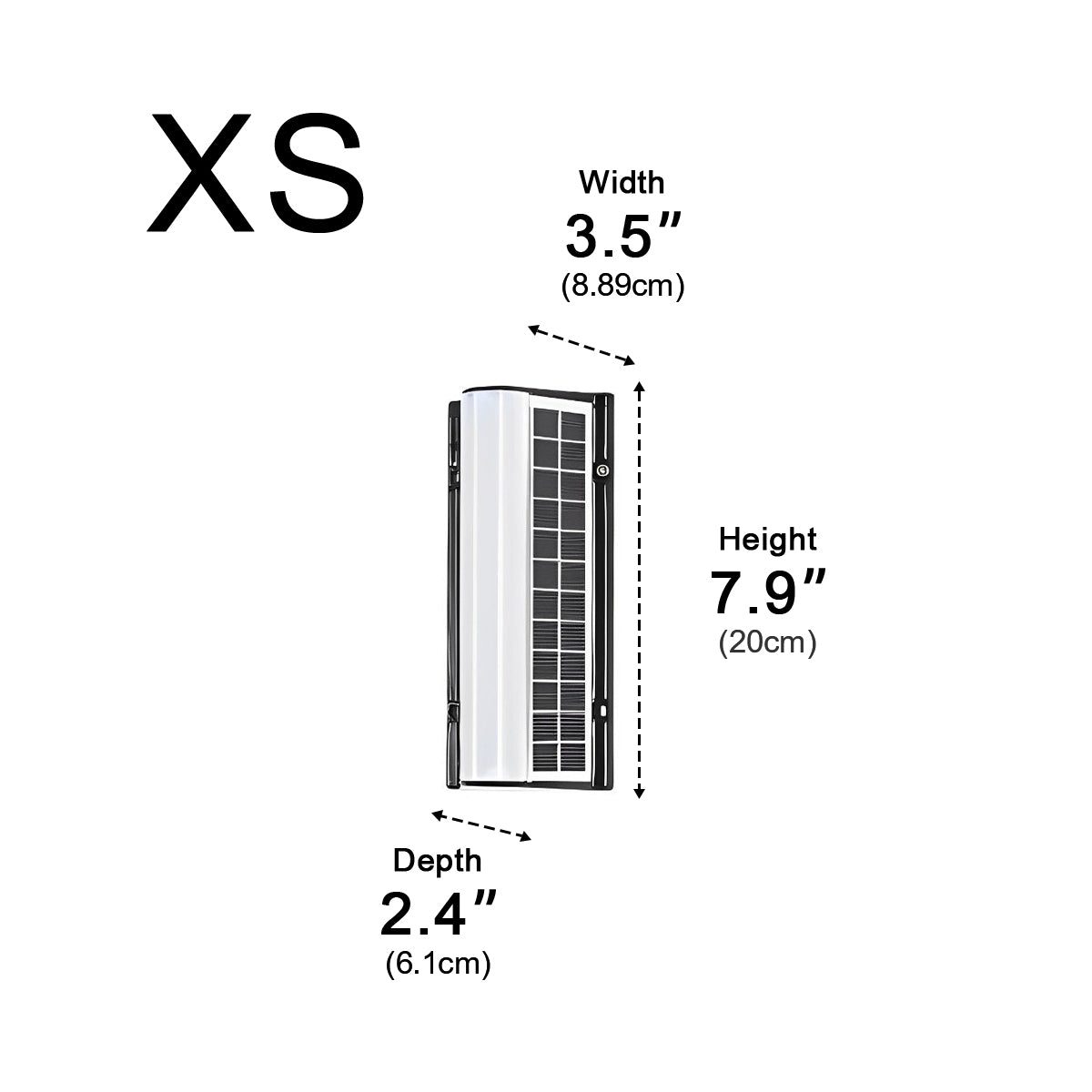 Waterproof Solar Modern Rectangular Minimalist LED Strip Light - Flyachilles