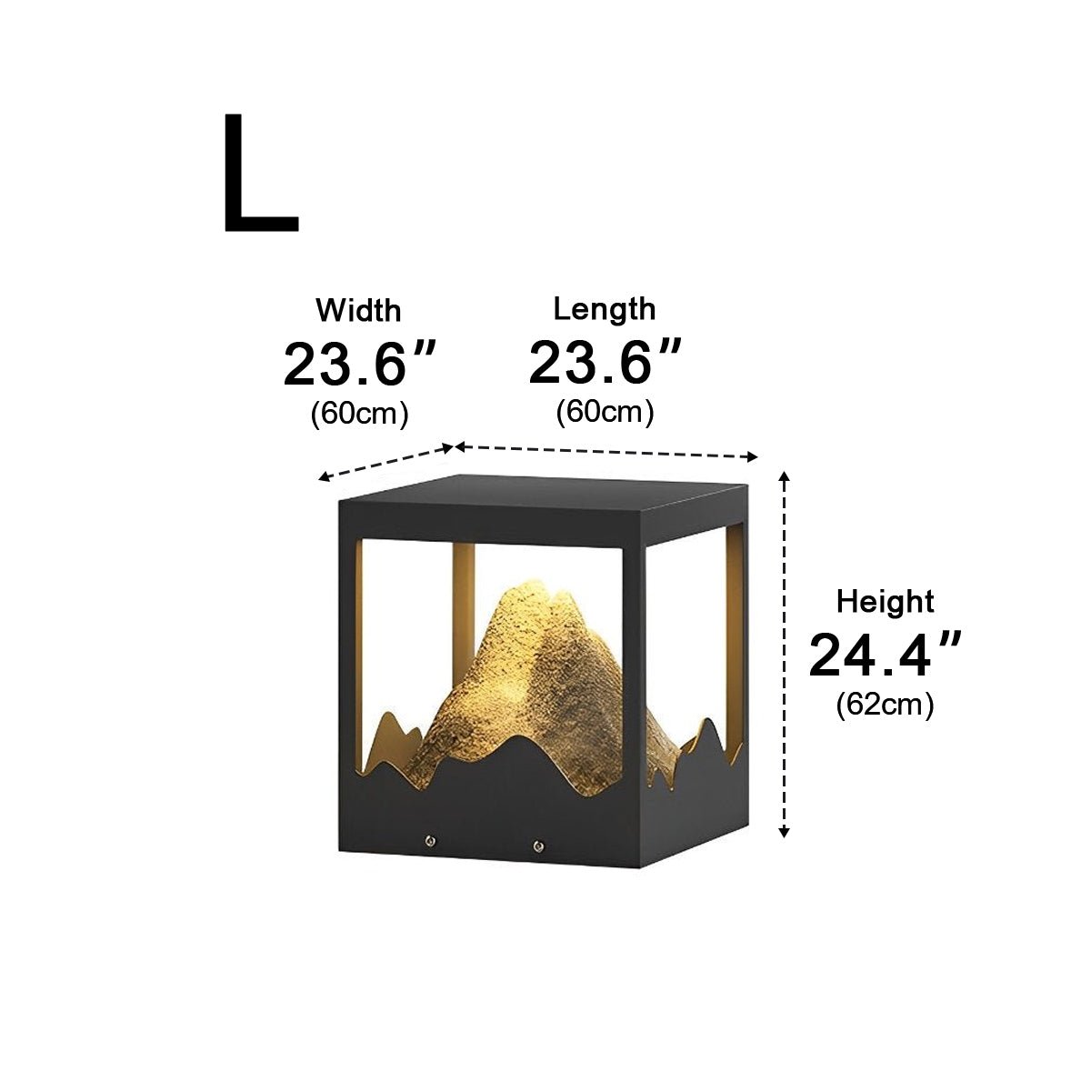 Waterproof Solar Mountain Outdoor Post Cap Light Landscape Lighting - Flyachilles