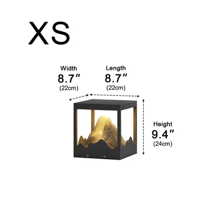 Waterproof Solar Mountain Outdoor Post Cap Light Landscape Lighting - Flyachilles