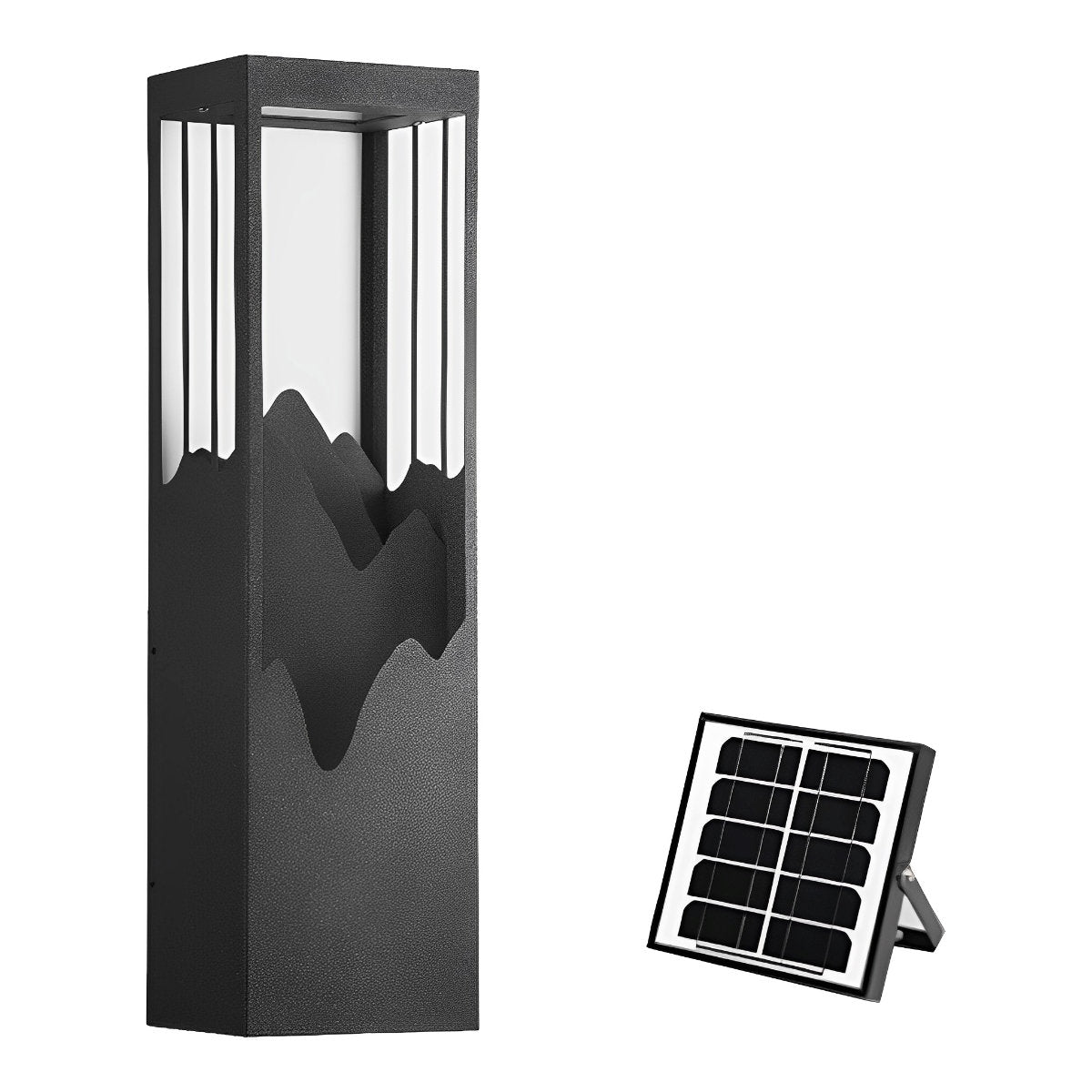 Waterproof Solar Mountain Scenery Led Wall Sconce Garden Wall Light - Flyachilles