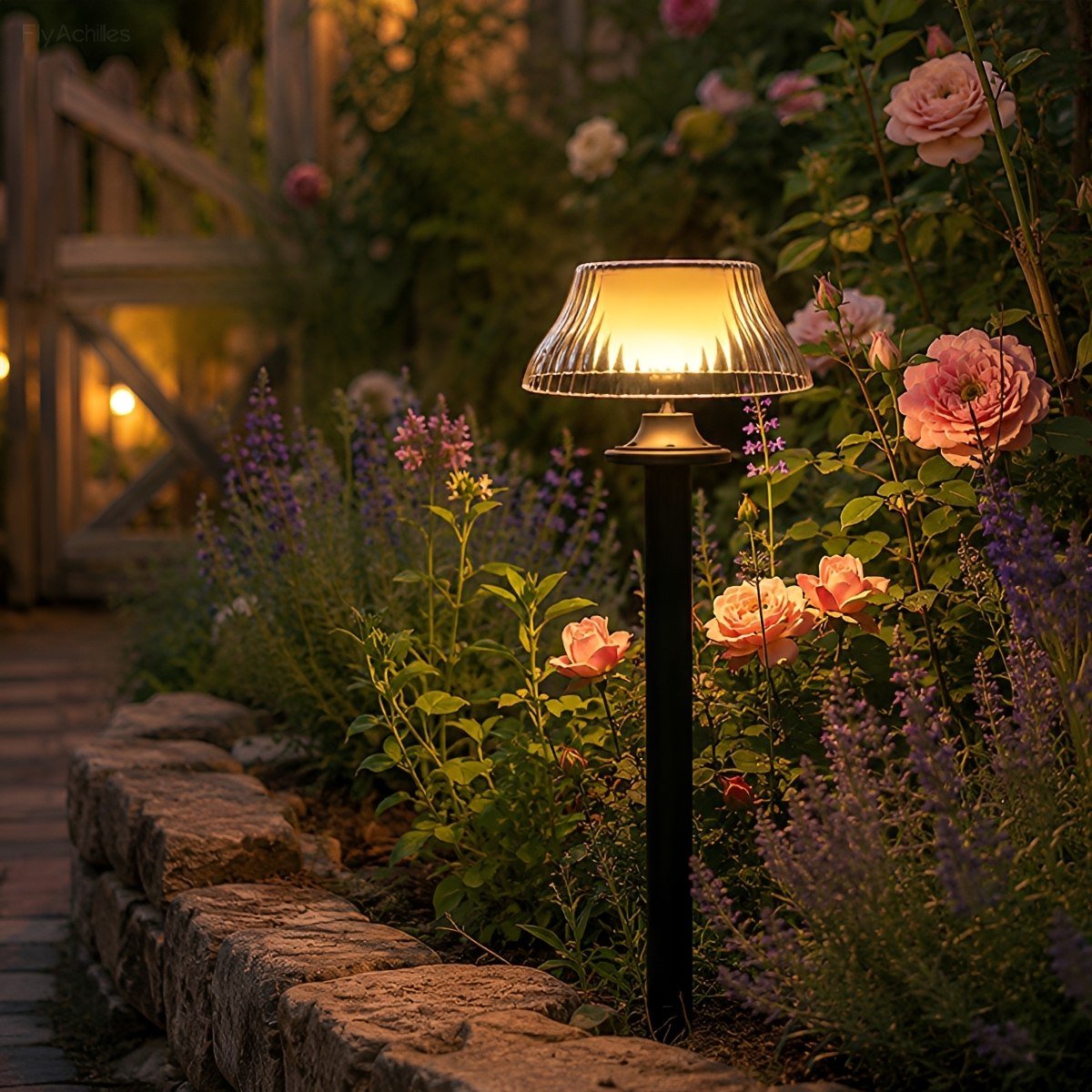 Waterproof Solar Mushroom Shade Outdoor Pathway Light - Flyachilles