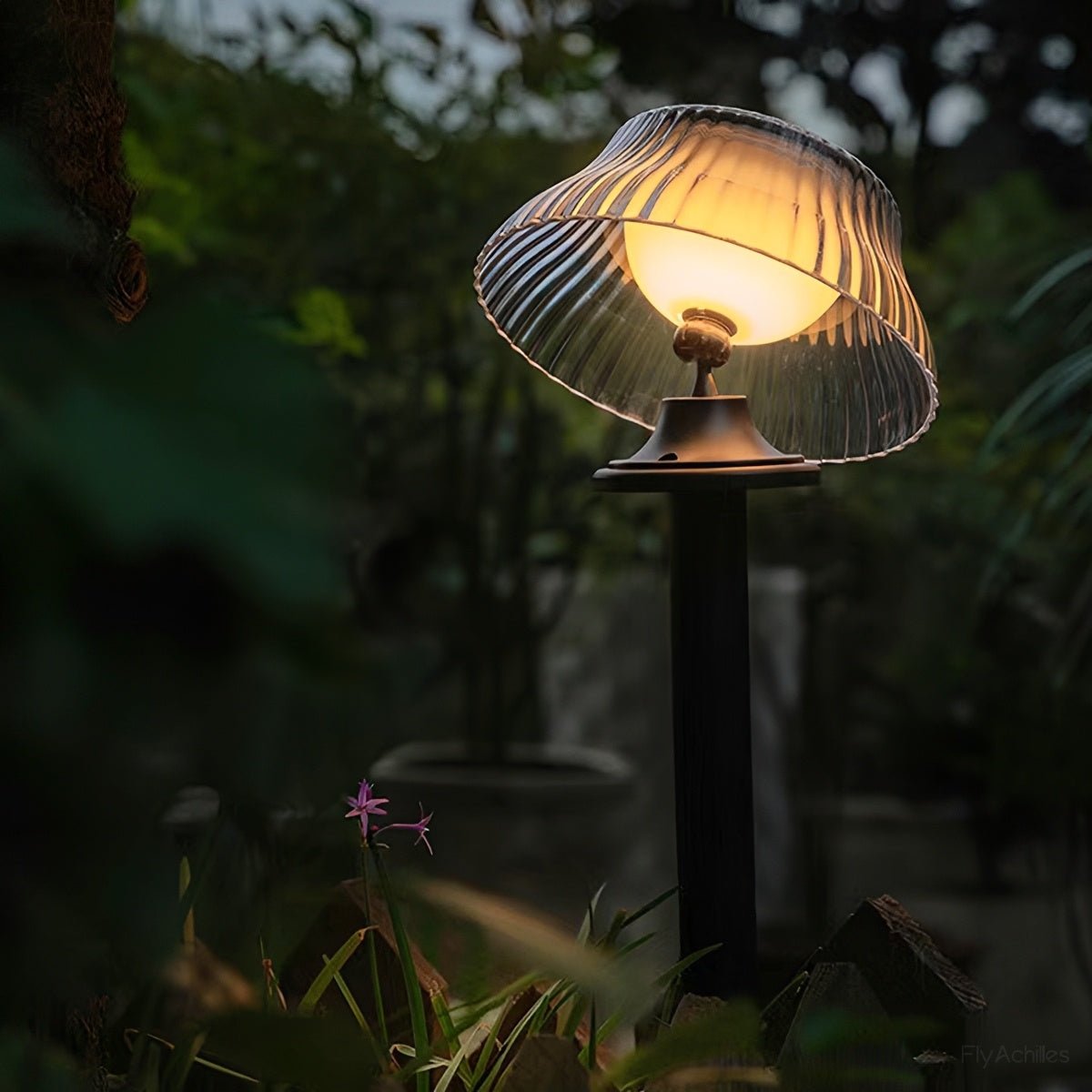 Waterproof Solar Mushroom Shade Outdoor Pathway Light - Flyachilles