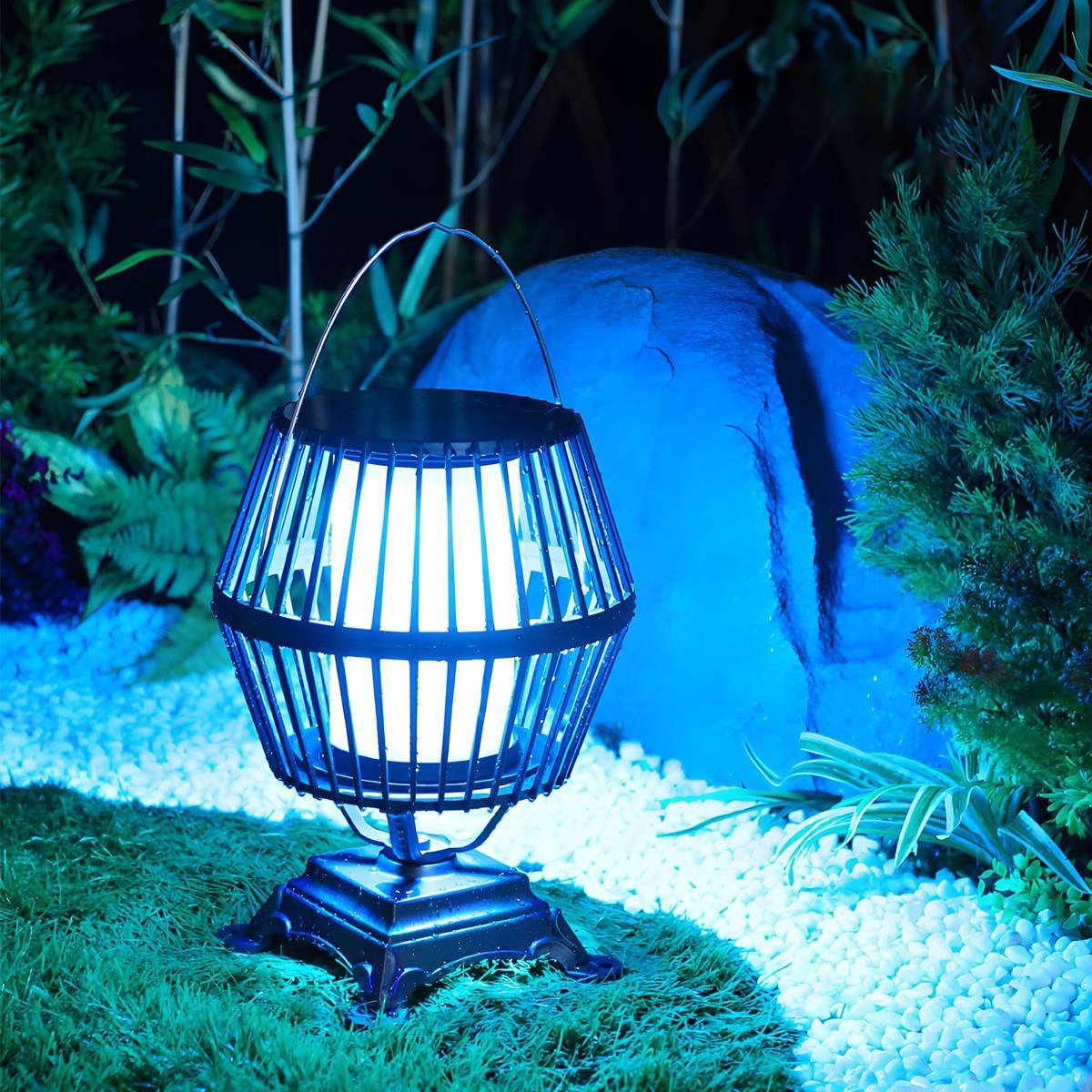 Waterproof Solar Outdoor Lantern Tabletop Lamp - Flyachilles