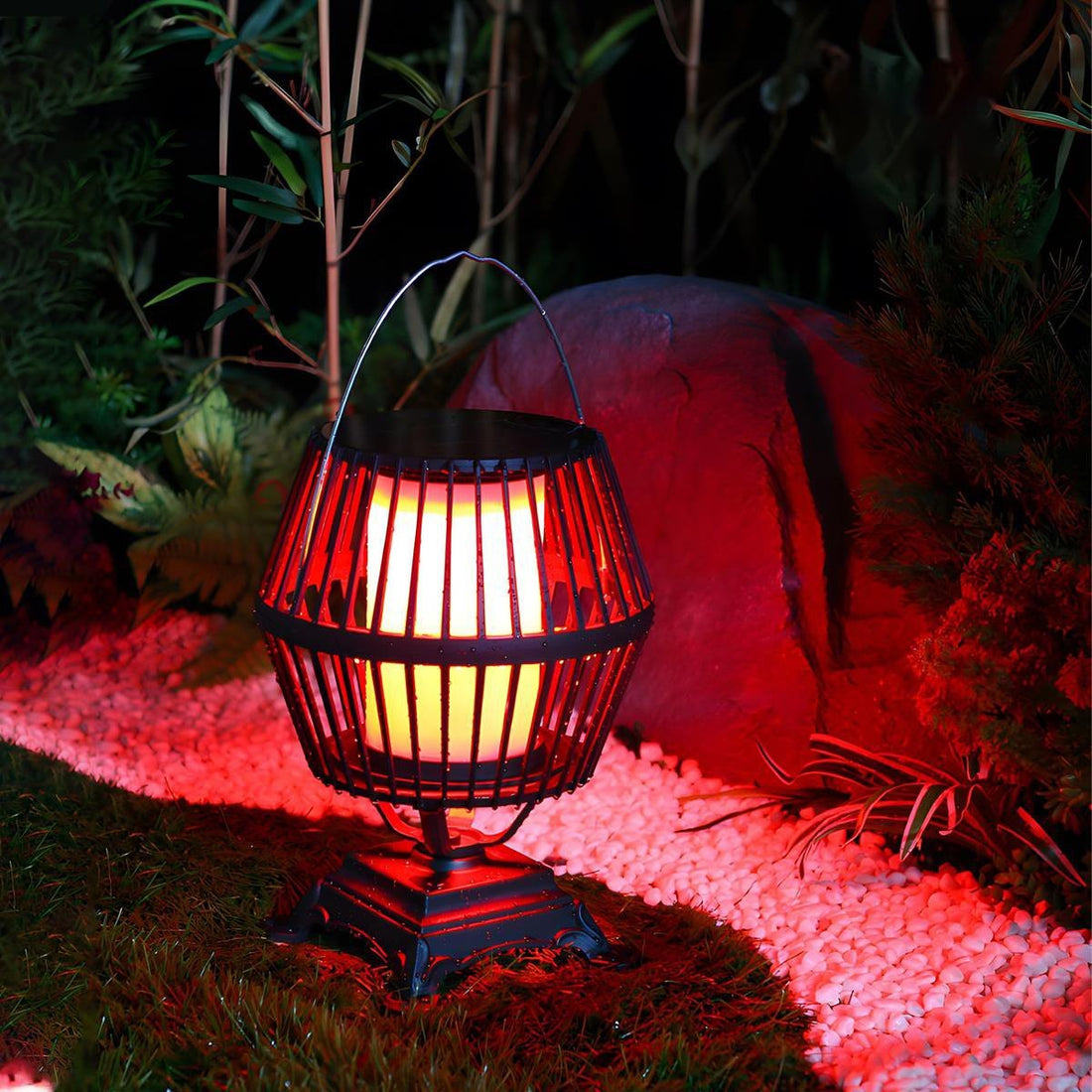 Waterproof Solar Outdoor Lantern Tabletop Lamp - Flyachilles