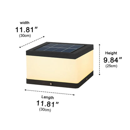 Waterproof Solar Outdoor Square Acrylic Ice Cubes Light - Flyachilles