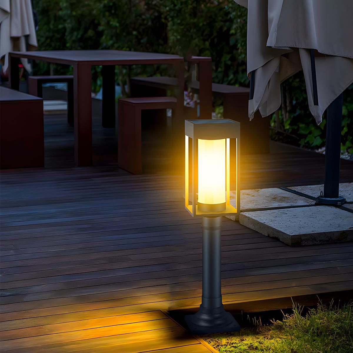 Waterproof Solar Rectangular Outdoor Lawn Landscape Light - Flyachilles