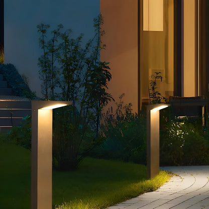 Waterproof Solar Side Standing LED Outdoor Post Lights Pathway Lights - Flyachilles