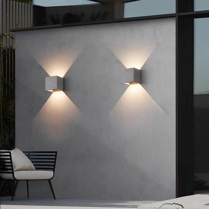 Waterproof Square Up and Down LED Outdoor Wall Sconces - Flyachilles