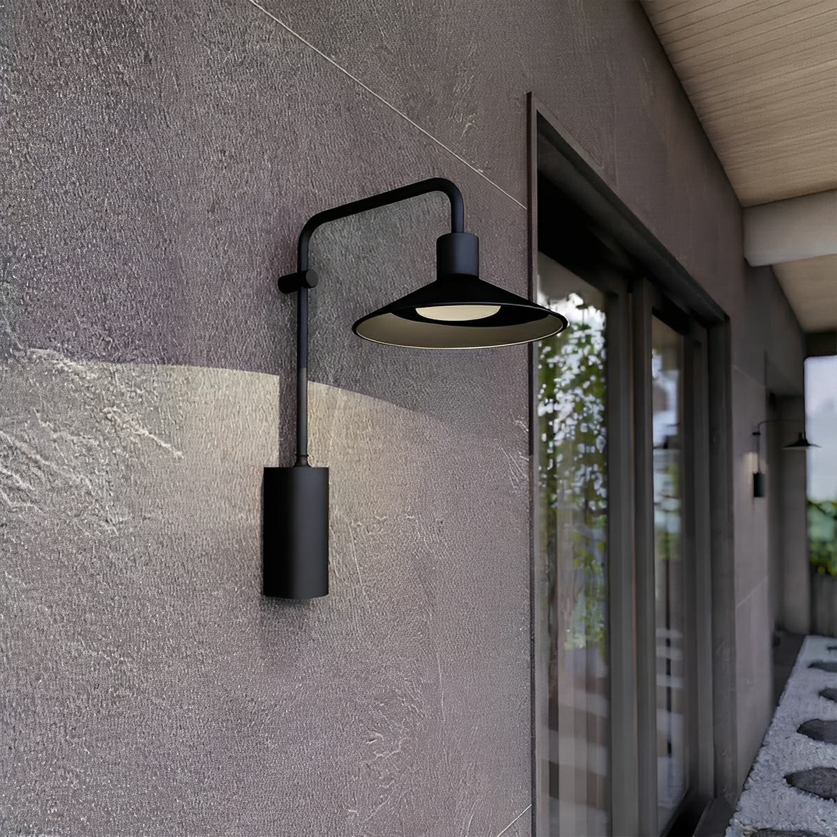 Waterproof Umbrella Outdoor LED Porch Light Exterior Wall Lights - Flyachilles