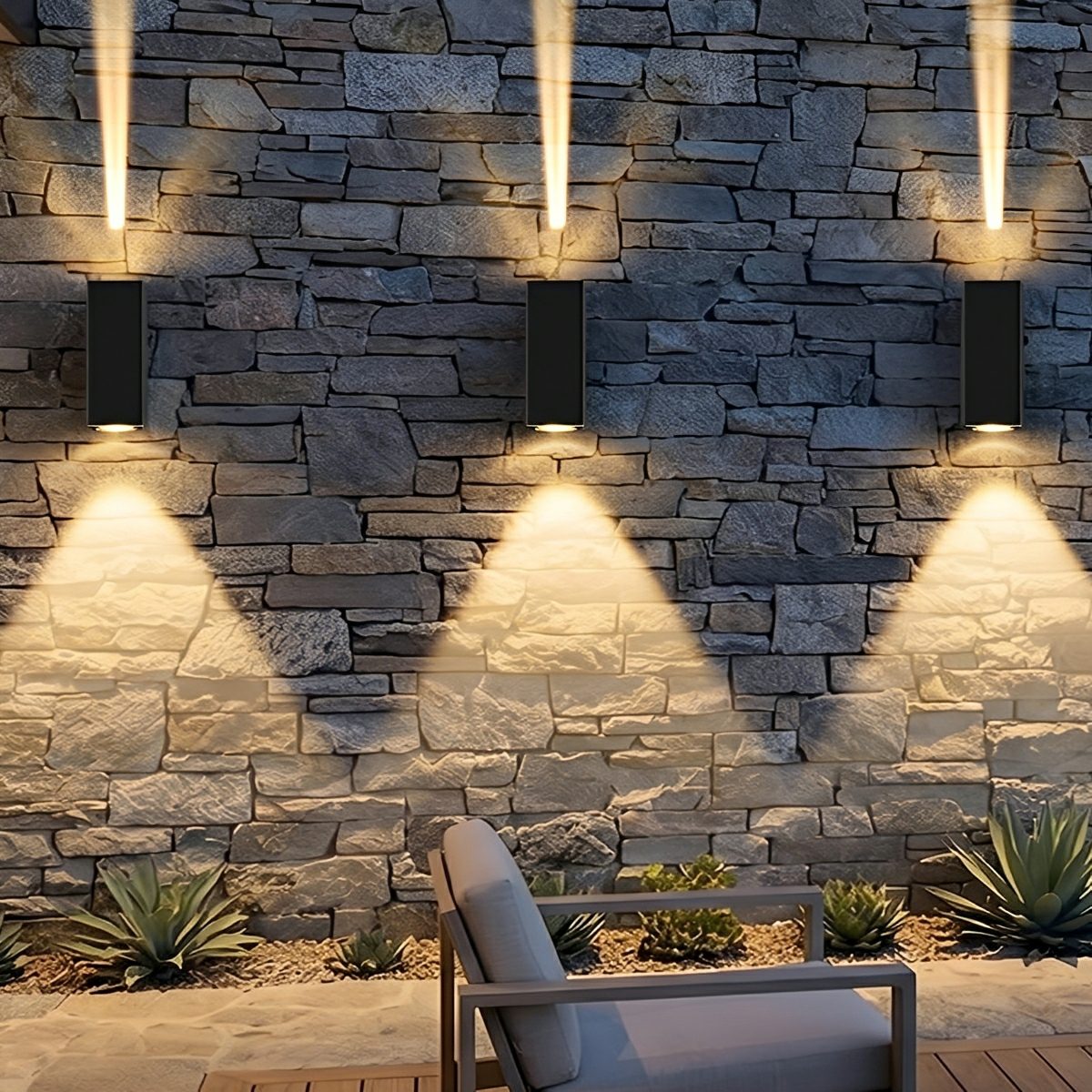 Waterproof Up and Down LED Outdoor Wall Light Spotlight - Flyachilles