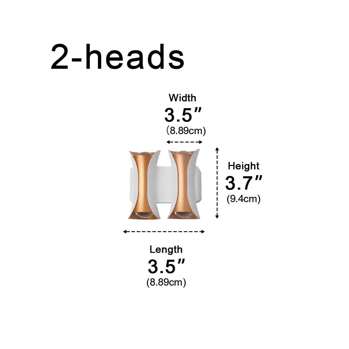 Waterproof Up and Down Lights LED Modern Outdoor Wall Sconce - Flyachilles
