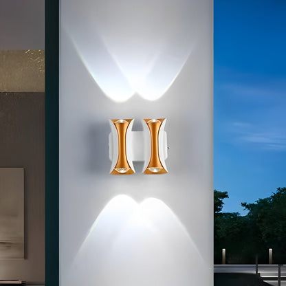 Waterproof Up and Down Lights LED Modern Outdoor Wall Sconce - Flyachilles