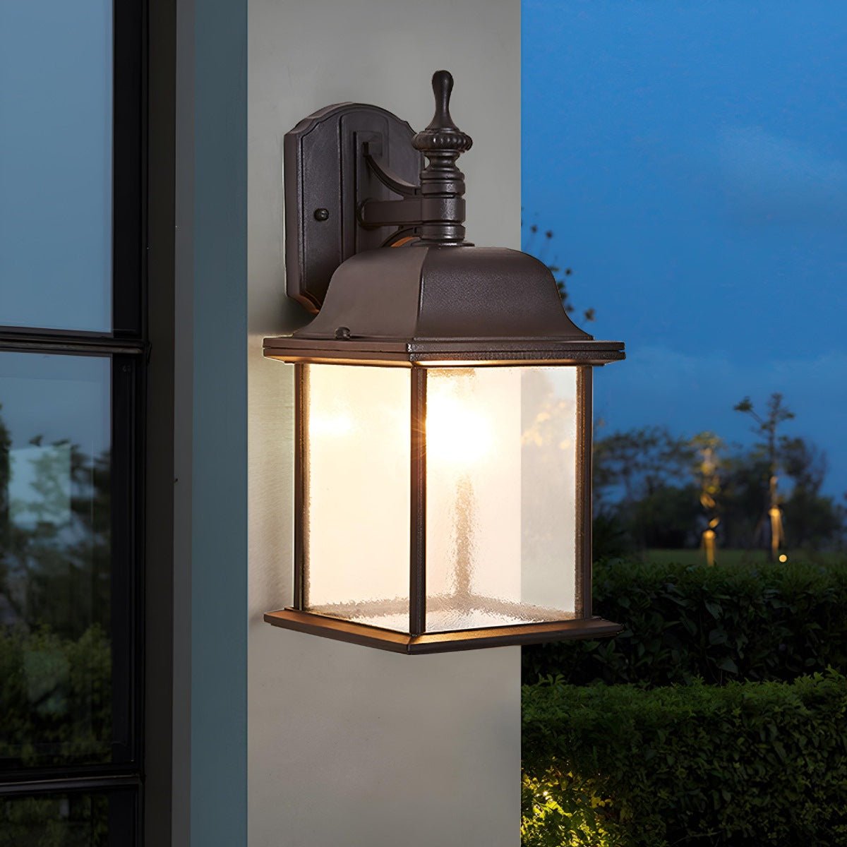 Waterproof Vintage Farmhouse Lantern Outdoor LED Porch Wall Lights - Flyachilles