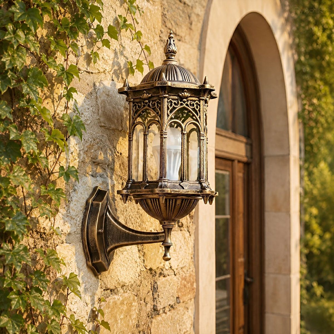 Waterproof Vintage Gazebo LED Outdoor Porch Wall Lights - Flyachilles
