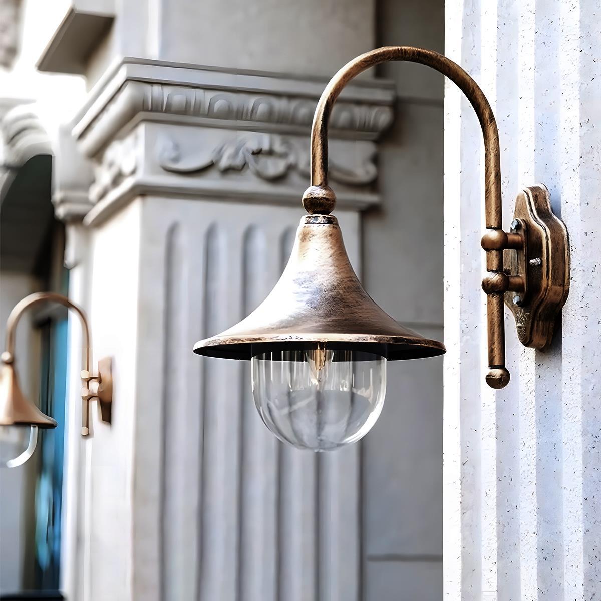 Waterproof Vintage Horn Shape Outdoor LED Wall Lights - Flyachilles
