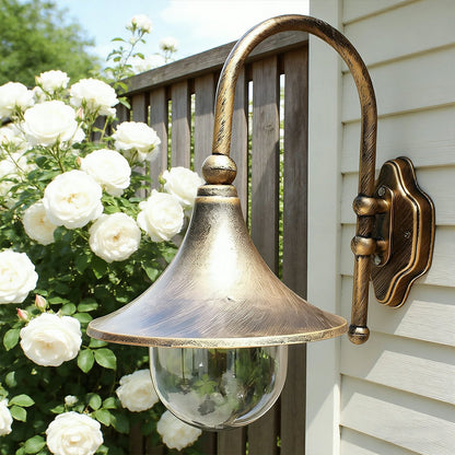 Waterproof Vintage Horn Shape Outdoor LED Wall Lights - Flyachilles