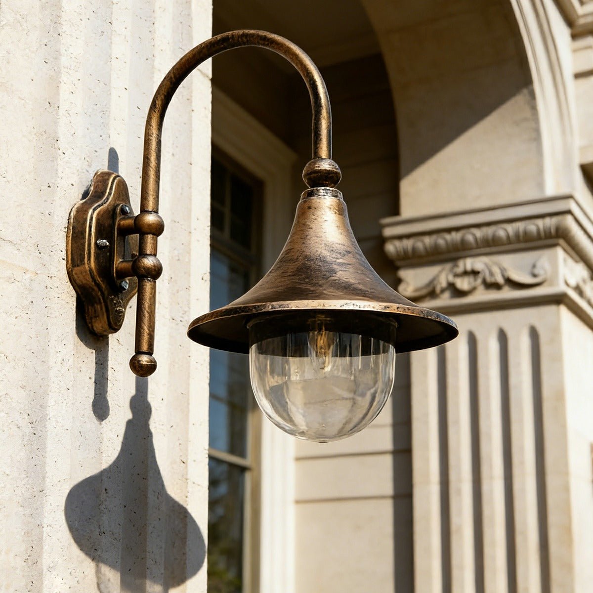 Waterproof Vintage Horn Shape Outdoor LED Wall Lights - Flyachilles