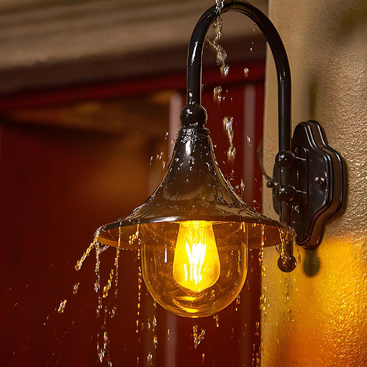 Waterproof Vintage Horn Shape Outdoor LED Wall Lights - Flyachilles