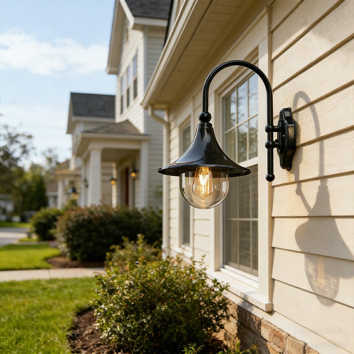 Waterproof Vintage Horn Shape Outdoor LED Wall Lights - Flyachilles