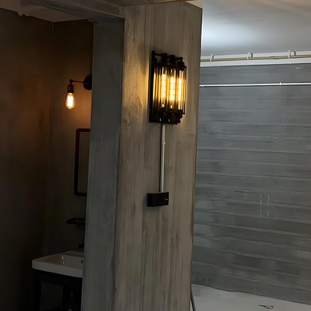 Waterproof Vintage Industrial Iron Art LED Wall Sconces - Flyachilles