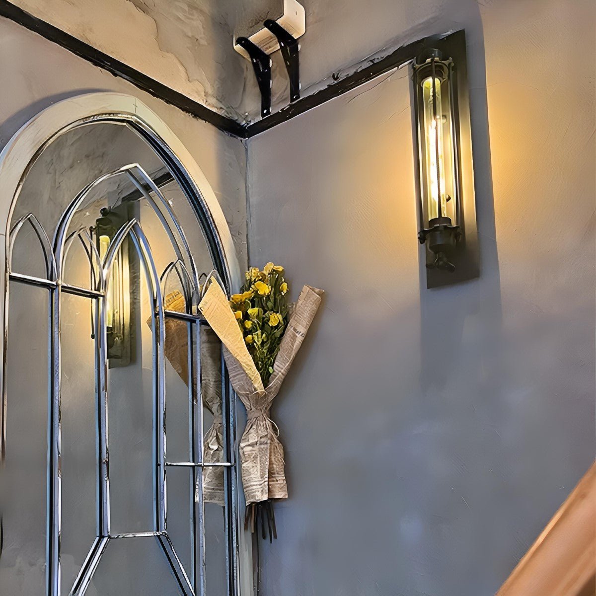 Waterproof Vintage Industrial Iron Art LED Wall Sconces - Flyachilles