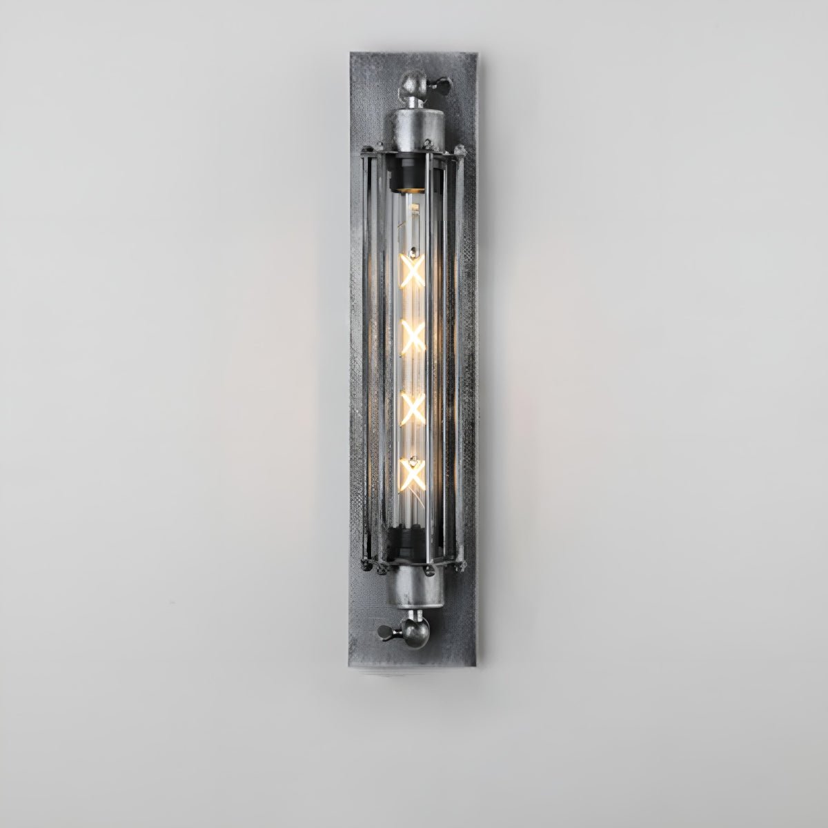 Vintage Industrial Iron Art LED Wall Sconce Light Wall Lamp Bar