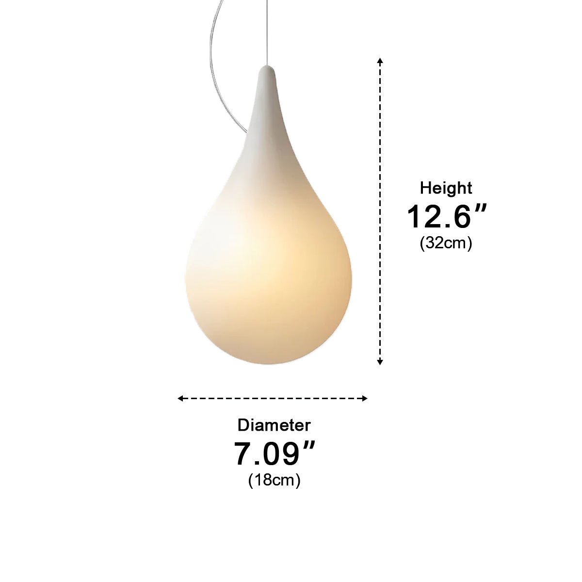 Waterproof Water Drop Outdoor Hanging Light - Flyachilles
