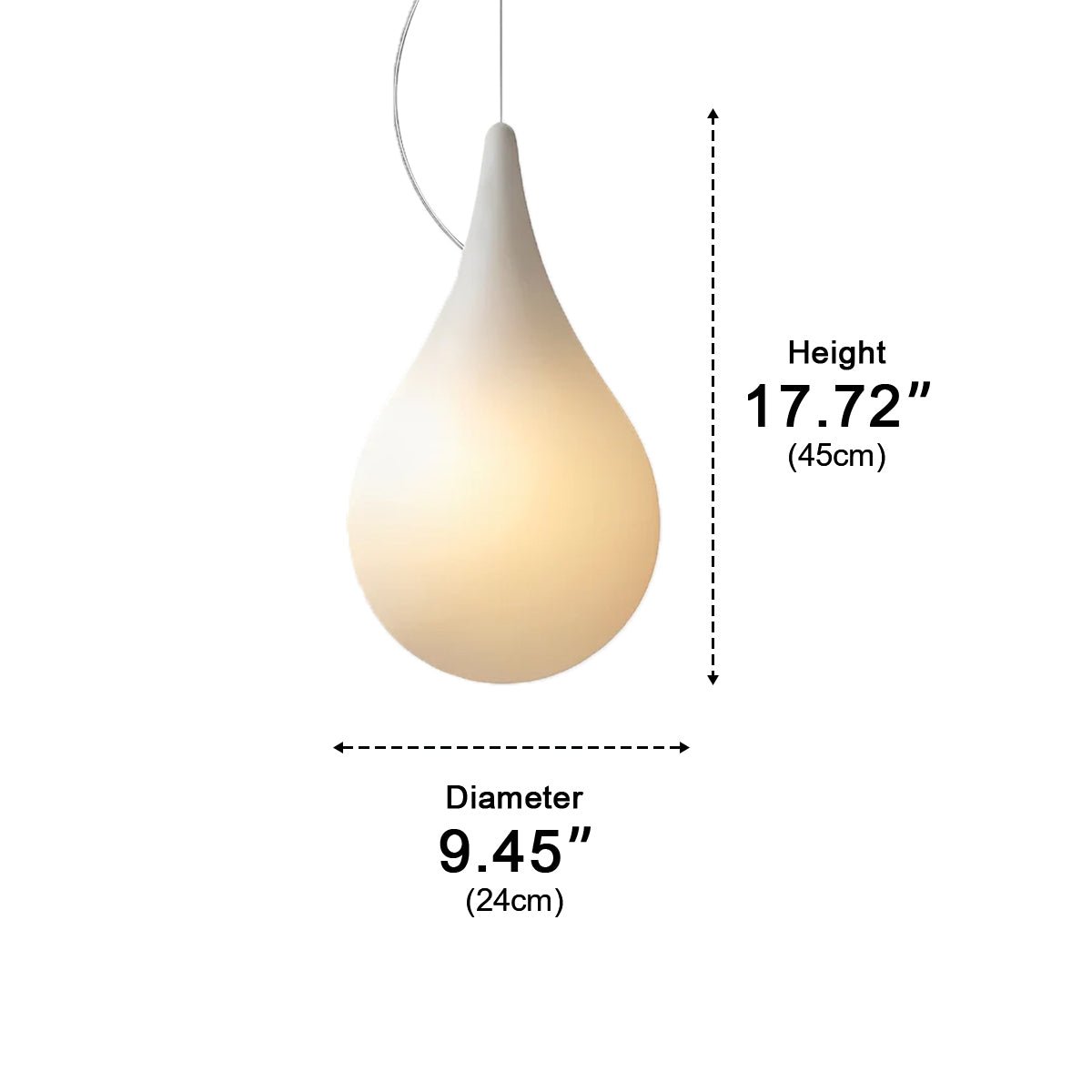 Waterproof Water Drop Outdoor Hanging Light - Flyachilles