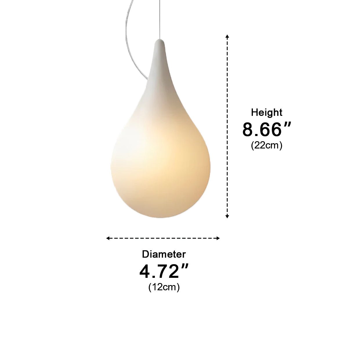 Waterproof Water Drop Outdoor Hanging Light - Flyachilles