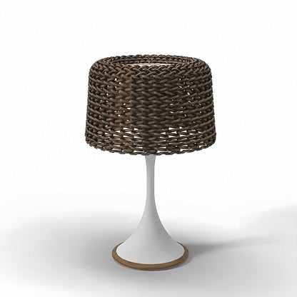 Waterproof Weave Shade LED Outdoor Floor Lamp - Flyachilles