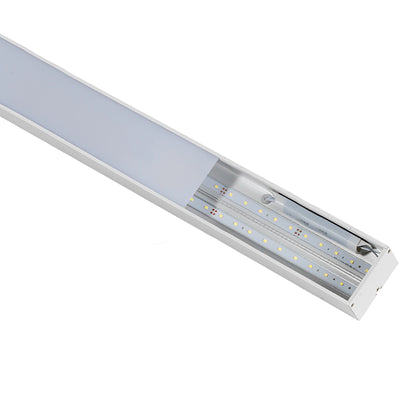 White Rectangle Strip LED Modern Recessed Hanging Light - Flyachilles