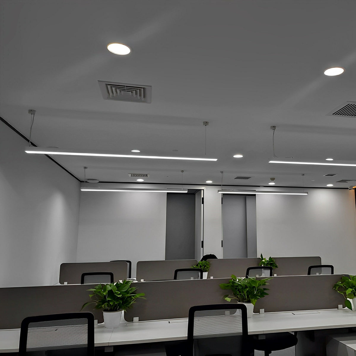 Rectangular Strip Light Rectangle Long LED Strip Modern Minimalist Recessed Ceiling Lights ...