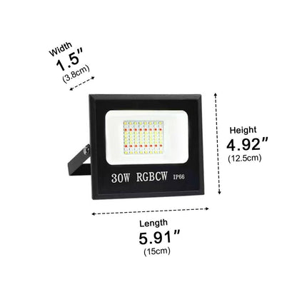 WIFI Smart Halloween Waterproof RGBCW Flood Lights Outdoor Ambient Lighting - Flyachilles